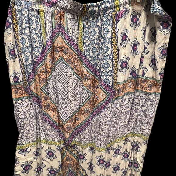 Live 4 Truth boho high side slit skirt with drawstring waist size XL - Picture 2 of 9